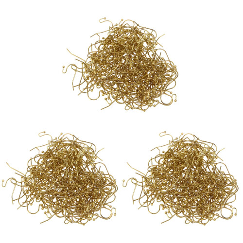 600Pièces Supports Dorés Pour Boucles D'oreilles Faciles À Utiliser