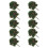 10Pièces Arbres Miniatures Pomme Décor Réaliste 1