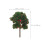 10Pièces Arbres Miniatures Pomme Décor Réaliste 2