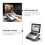 2Pièces Support Pliable Noir Ventilateur Refroidisseur Portable Laptop 8
