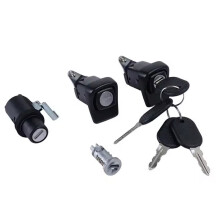 Car Ignition Lock Cylinder and 4 Keys for Panda 1989-2003 7654911 7696108 7796720