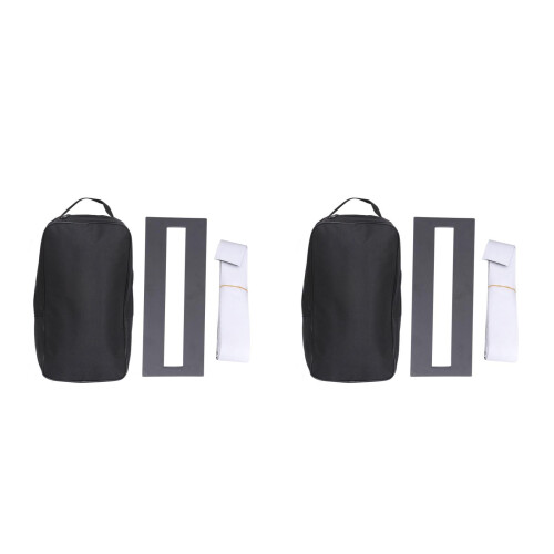 2Ensembles Support Accessoire Pédalier Guitare Noir Protection Durable