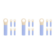 15Pièces Embouts Manche Balai Mop Confortables Bleu