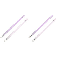 4Pièces Crayons Enfant En Métal Ergonomiques Sans Taille Multicolores