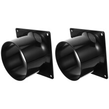 2Pièces Réducteur De Ventilation Noir Adapté Pour