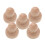 20Pièces Poignées Timbre Bois Kaki Pour Cachet Cire Durable 3