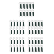 50Sets White Pom Self Adhesive Curtain Rod Brackets for Home Blinds