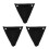 3Pcs Space-Saving Wall-Mounted Hanging Planters Black for Home Balcony 1