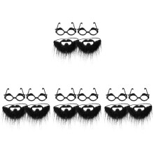 8Ensembles Accessoires Costume Barbe Lunettes