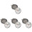 4Pièces Clips Casquette Golf Robustes Marqueurs Multicolores 1