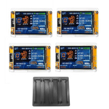 4X1005KH/S NMMiner NerdMiner+4 Slots Stand Upgraded Harshrate 2.8 Inch  Display Bitcoin Crypto Solo Lottery Miner