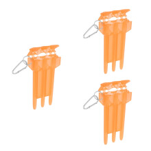 3Pièces Boîtes De Rangement Orange Pour Fléchettes Avec Décapsuleur