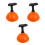 3Pcs Mini Drain Plunger Set Tpr ABS Handheld for Kitchen Bathroom Sink 1
