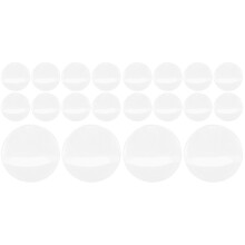 20Pcs Durable Acrylic Magnifying Lens for DIY Transparent Convex Lens