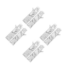4Pairs Silver Elbow Length for Women Costume and Party