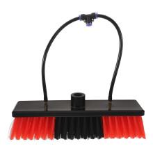 Solar Panel Scrubber Brush Head Universal Fit Red Plastic Steel