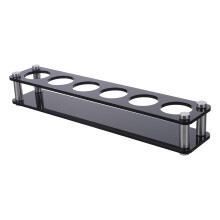 Acrylic Holder Black Wine Glass Organizer for Club