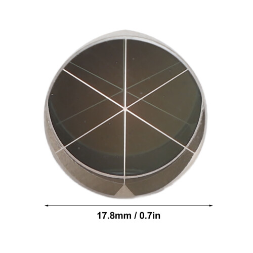 Corner Cube Prism Optical Glass, 17.8mm Diameter, High Transparency 1