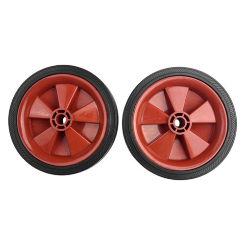 2Pcs 6Inch Air Compressor Wheel Replacement Shock Absorption Non-Slip Air Compressor Caster Wheels