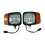 1 Pair Excavator Headlight Set Front Work, and Top Lights with Turn Signal Assembly Forklift Accessorie 1