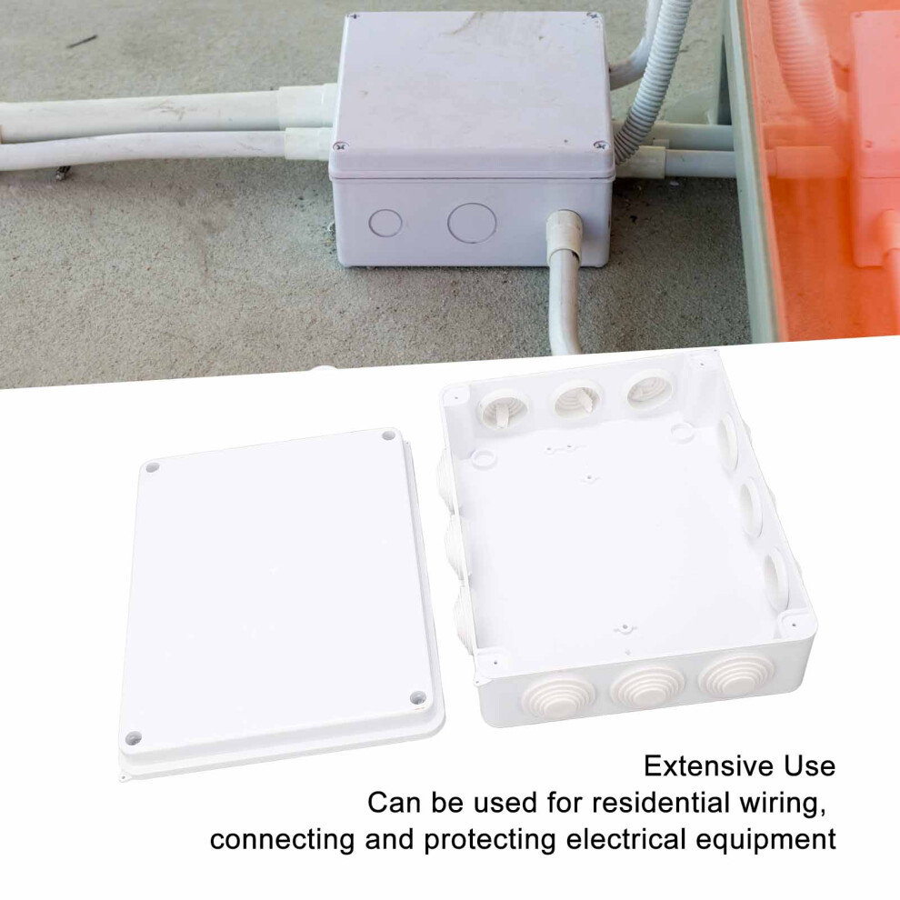 Plastic Junction Box 255x200x80mm IP65
