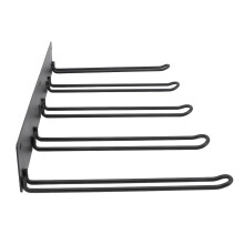 Wall Mounted Metal Boot Rack - Carbon Steel, Large Load, 41.5x6x23.5cm
