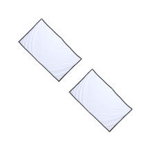2Sets High Definition White Projector Screen for Office Classroom Use