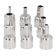 Kit di 9 ugelli in acciaio inossidabile per pistola termica per saldatura a aria calda da 3-12mm