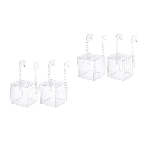 4St Duurzame Transparante Aquarium Broedbox