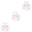 3Ensembles Costume Chat Oreilles Peluche Bow Tie Et 4
