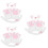 3Ensembles Costume Chat Oreilles Peluche Bow Tie Et 6