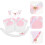 3Ensembles Costume Chat Oreilles Peluche Bow Tie Et 9