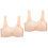 2St Comfortabele Beige Frontsluiting , Naadloos En Beugel 4