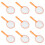 20St Kinder Vangnet Vissersnet Chocolade Mesh Lichtgewicht Net 8