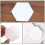 200Stk Quilting Papier Schablonen Weiß Für Patchwork Und 11