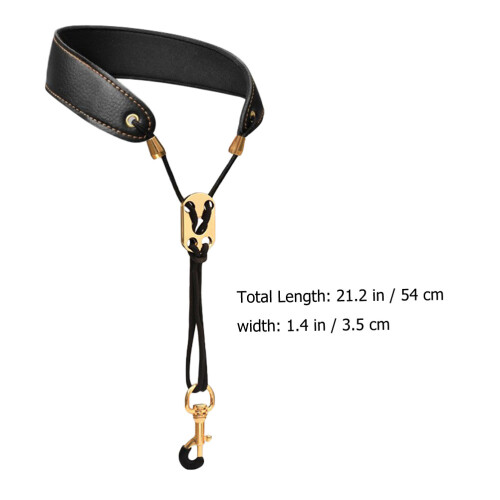 12Pièces Saxophone Cuir Réglable Confort Assortiment Cou 1