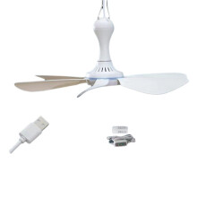 Camping Fan, Portable  Ceiling Fan, USB Tent Fan for Outdoor Remote Control