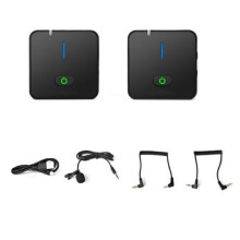 Wireless Lavalier Microphone One to One Pairing Recording Microphone Professional Noise Canceling Microphone