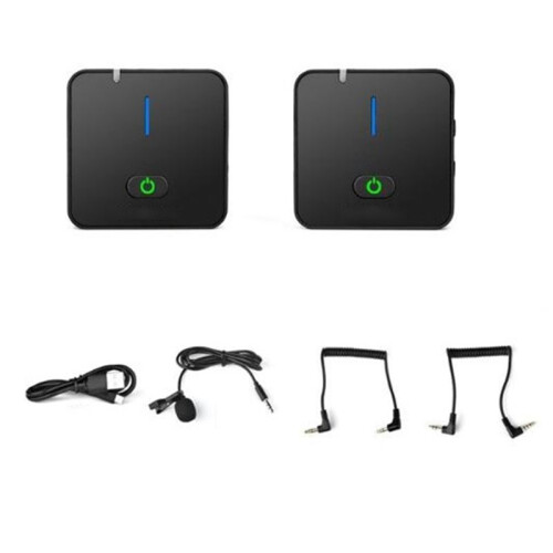 Wireless Lavalier Microphone One to One  Pairing Recording Microphone Professional Noise Canceling Microphone 1