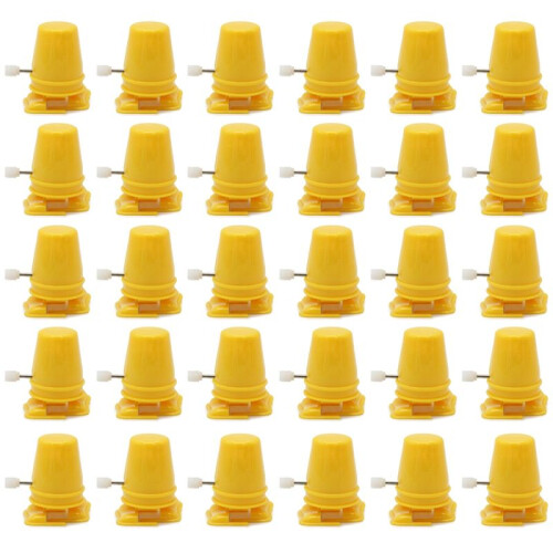 Yellow Clockwork Legged Robot DIY Materials Christmas Clockwork  Sports Accessories