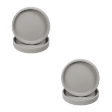 2Pièces Support En Céramique Pour Pots De Fleurs Antidérapant