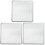 3Pcs Durable Silver Pizza Baking Tray Aluminum Alloy Kitchen Bakeware 2
