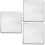 3Pcs Durable Silver Pizza Baking Tray Aluminum Alloy Kitchen Bakeware 6