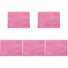 5Pièces Planche De Découpe PVC Antidérapante Rose Pour Travaux Manuels