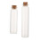 2Pièces Flacons Bois Pour Collection Souvenir Poils De Chats 1