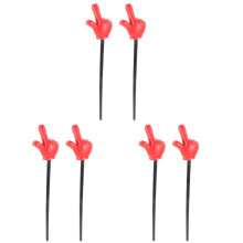 6Pièces Pointeurs Doigt ABS Multicolores Pour Enseignants Et Fêtes