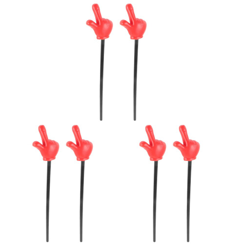 6Pièces Pointeurs Doigt ABS Multicolores Pour Enseignants Et Fêtes
