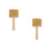 2Pièces Petit Cabasa Bois Métal Instrument Percussion Portable 1