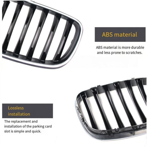 Car Front LED Grille Front Bumper Grille for  X5 X6 E70 E71 2006-2015 2