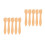 10Pcs Durable Bamboo Makeup Spatulas Mini Cosmetic Tools for Skincare 5